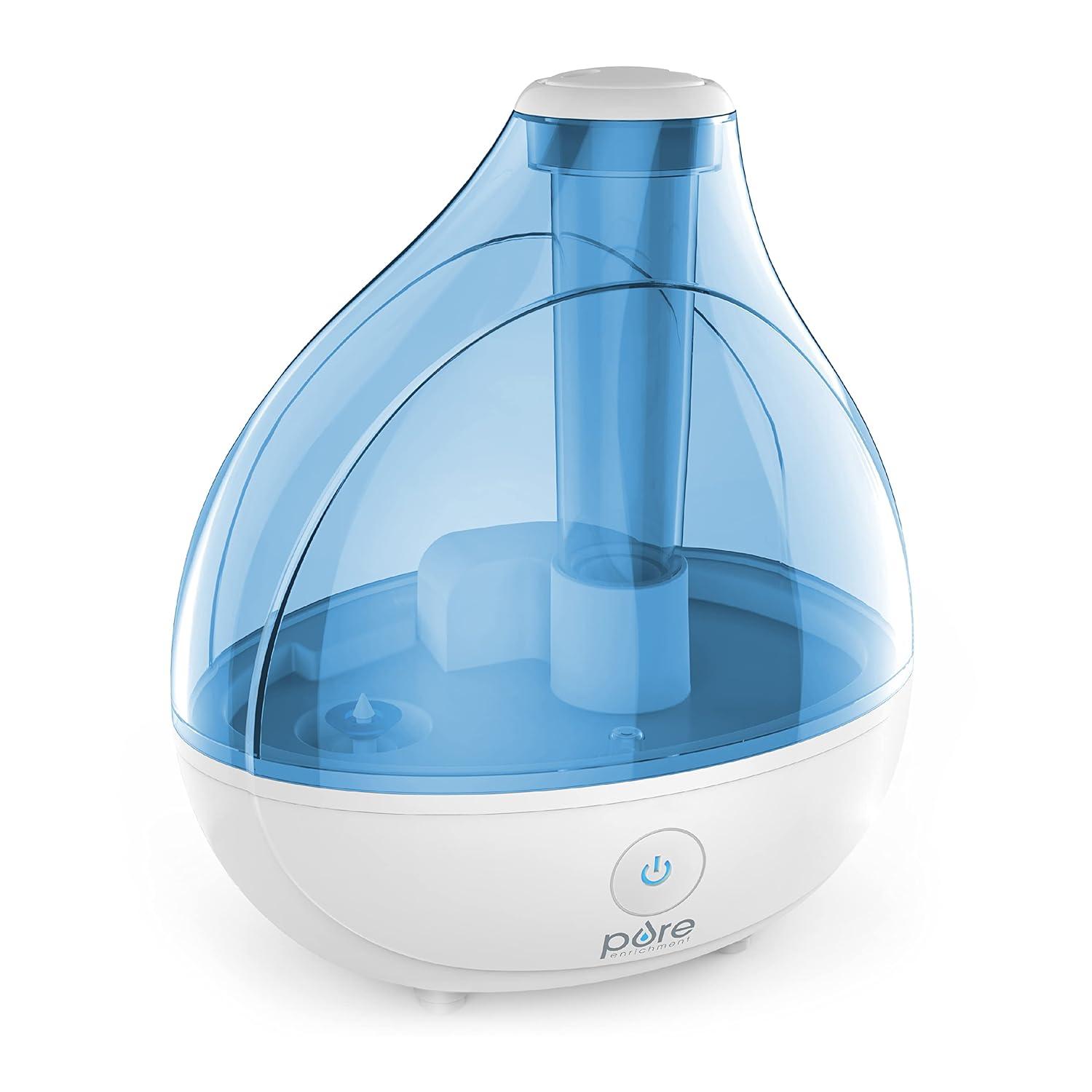 Pure Enrichment Pure Enrichment 0.4 Gallons Cool Mist Ultrasonic Tabletop Humidifier for 250 Cubic Feet