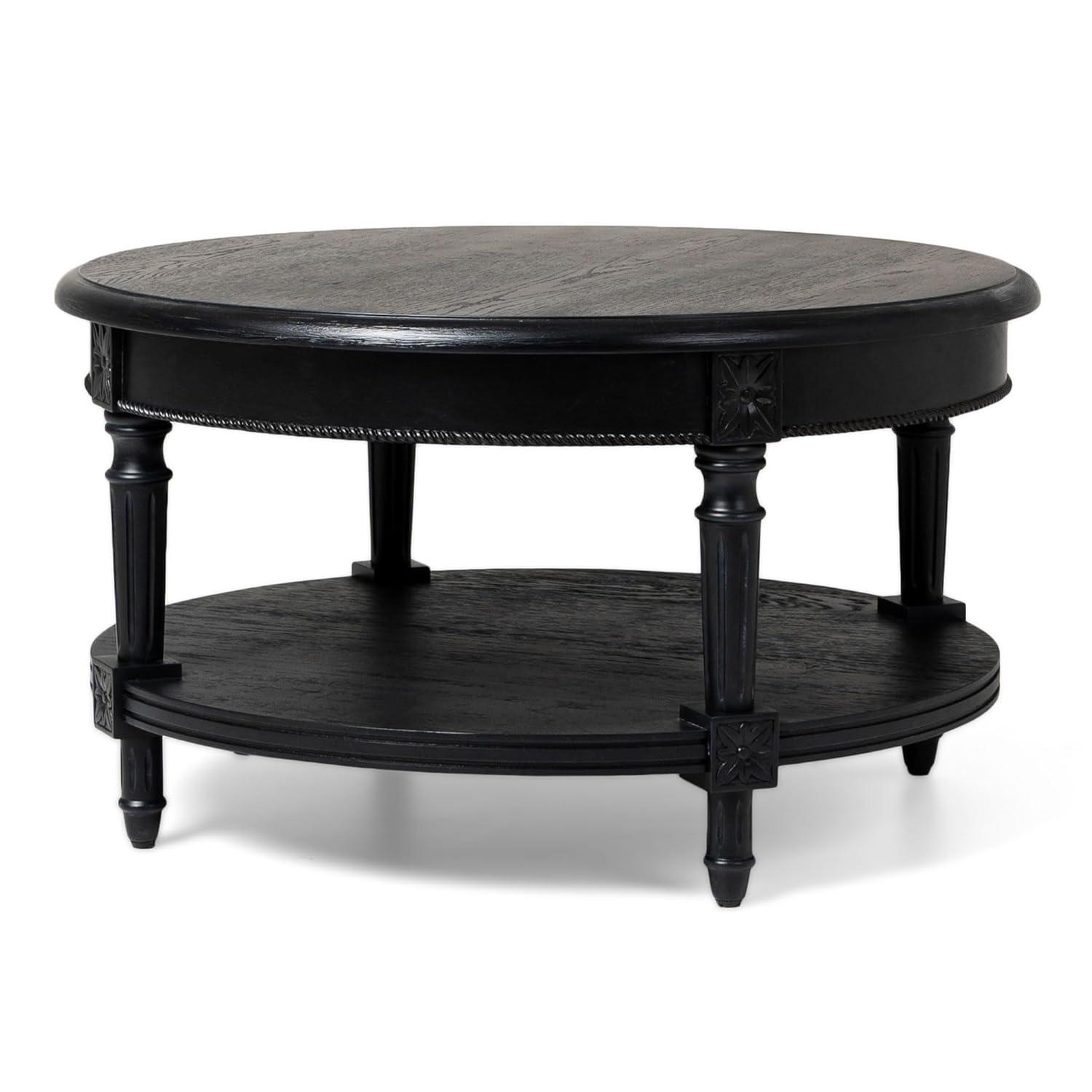 Maven Lane Pullman Round Wooden Coffee Table & Reviews | Wayfair