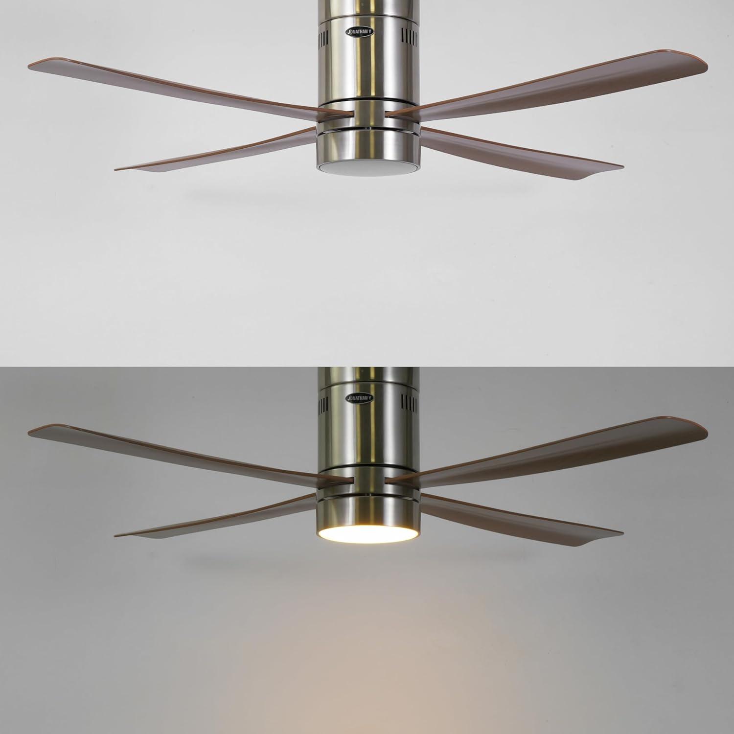 Jonathan Y Theo 52'' Ceiling Fan with LED Lights