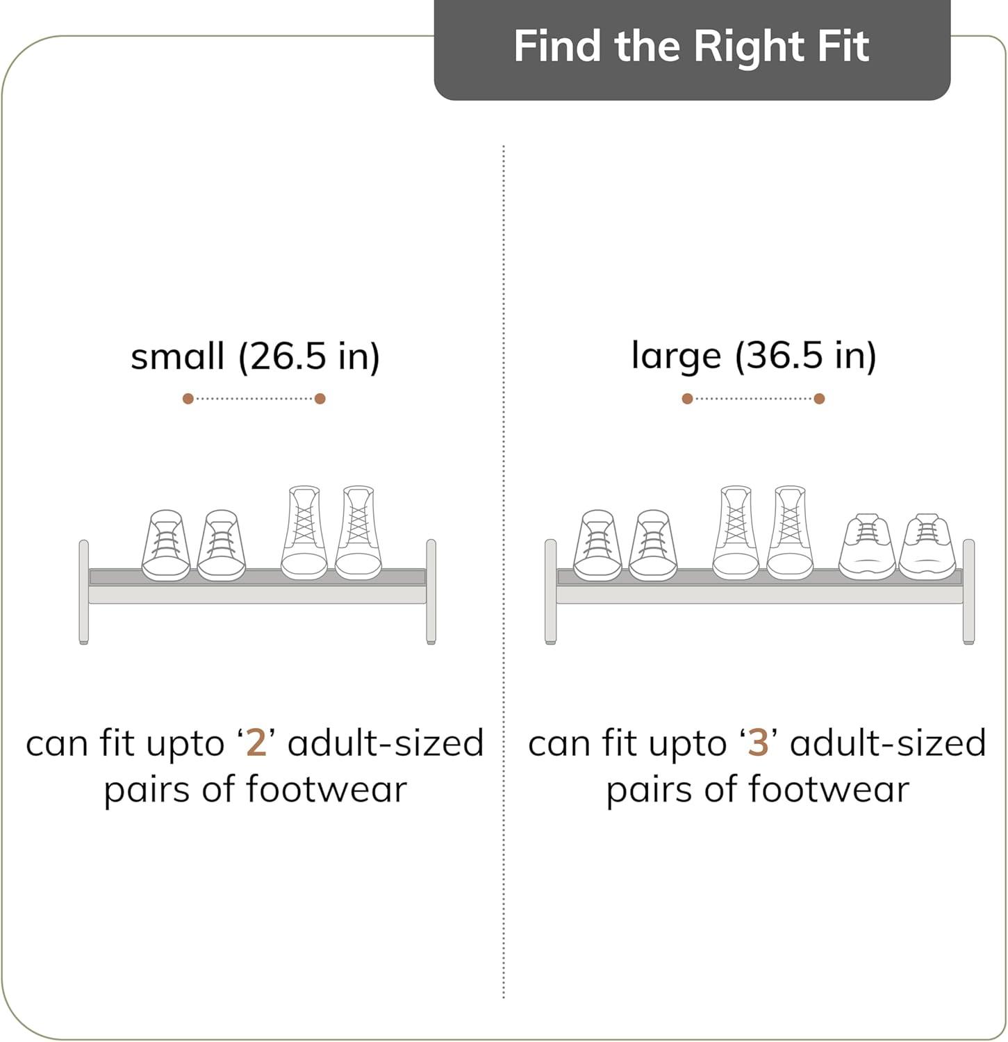 Solid Wood Boot Tray with Non-Slip Base – Waterproof Shoe Storage Cabinet for Entryway, Mudroom & Hallway