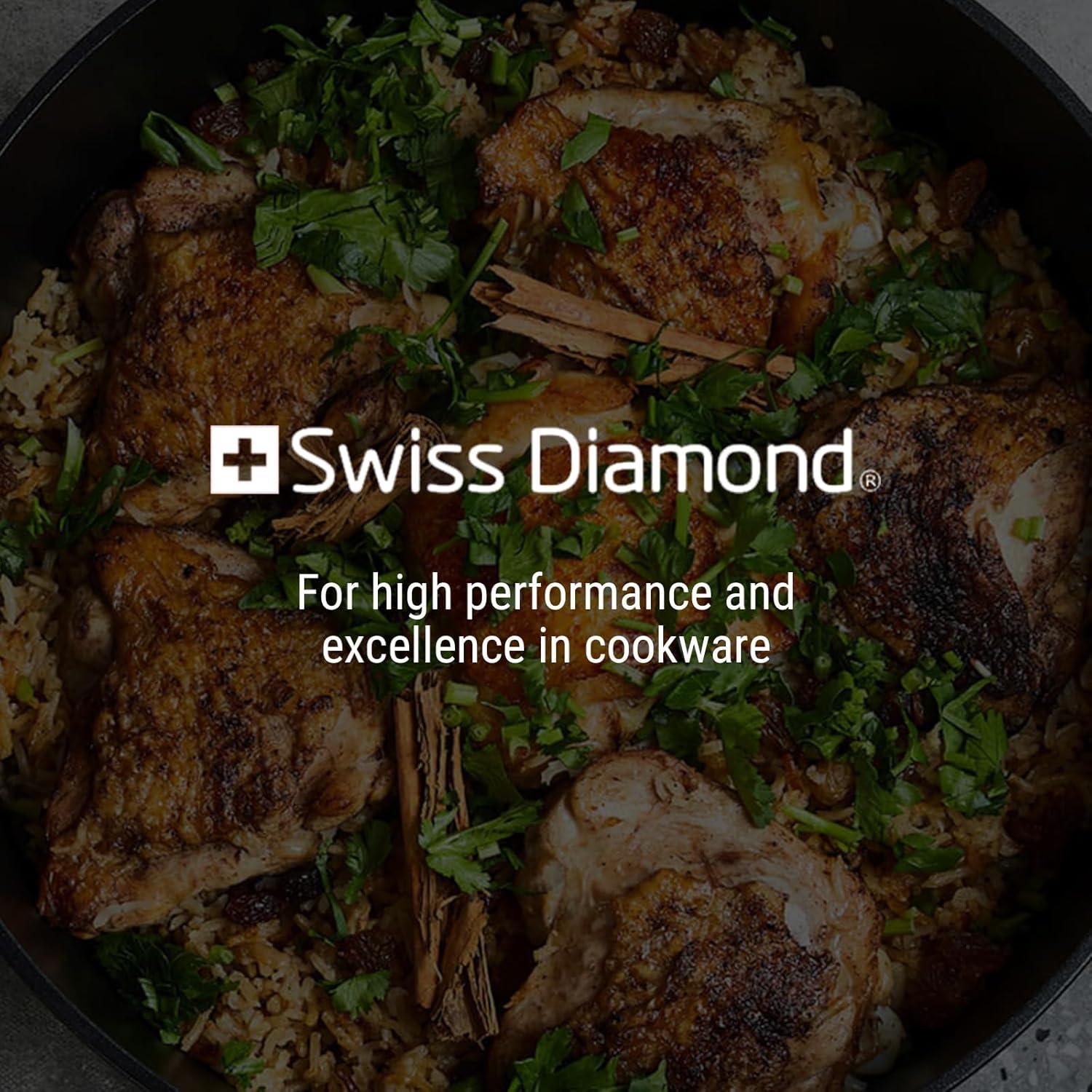 Swiss Diamond 2.2 Quart Saucepan With Lid