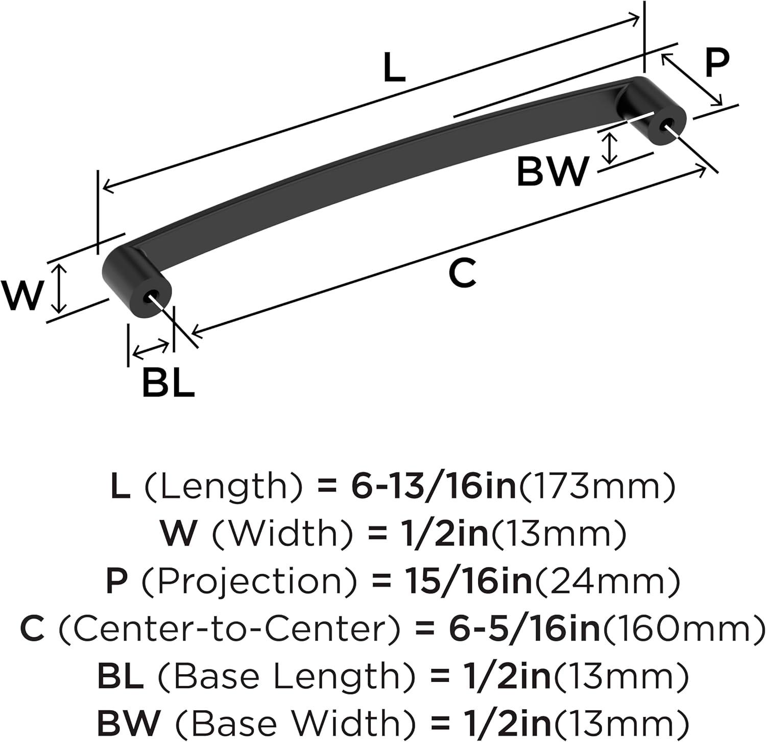 Rift 6-5/16 inch (160mm) Center-to-Center