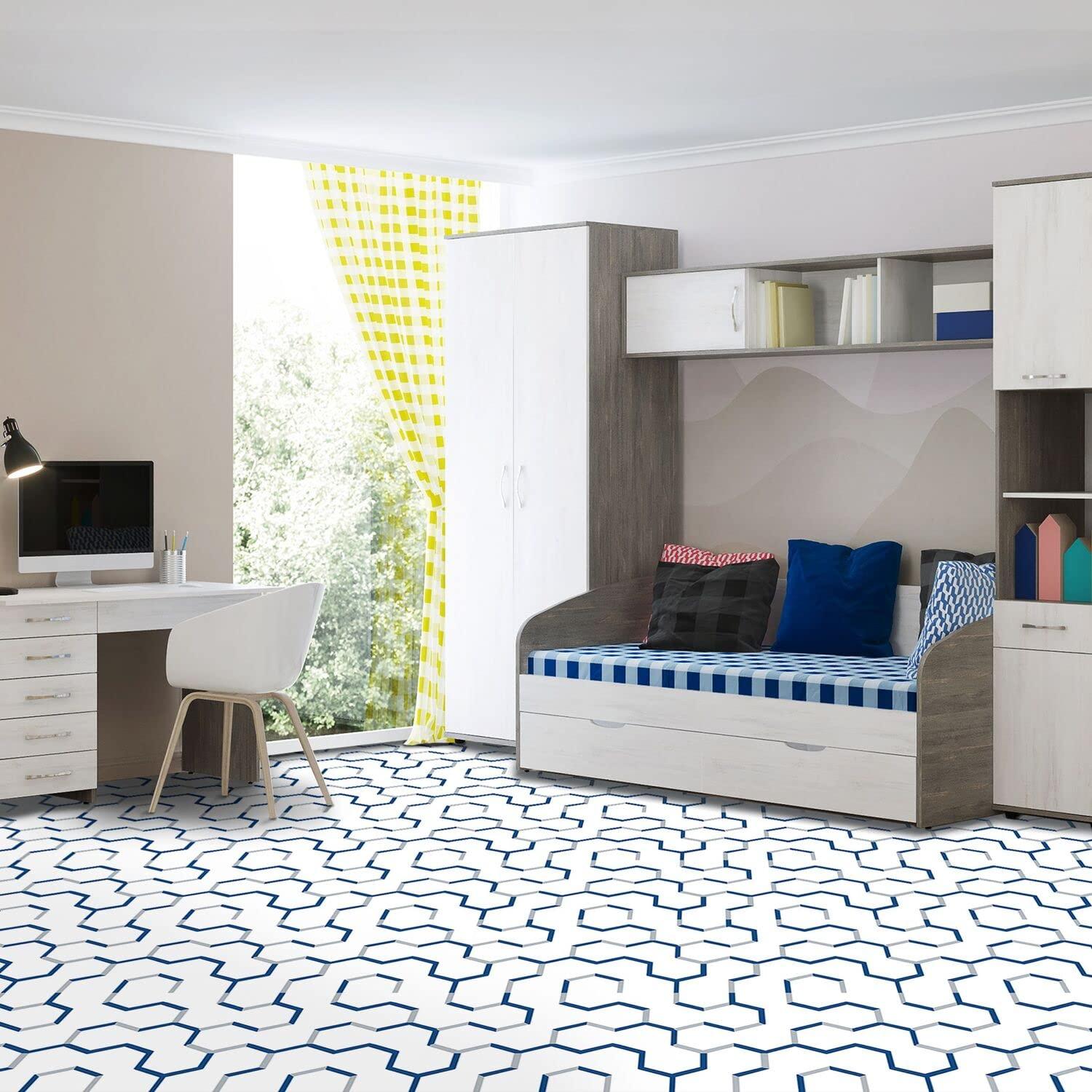 Achim Retro 12x12 Self Adhesive Vinyl Floor Tile - Affinity - 20 Tiles/20 sq. ft.