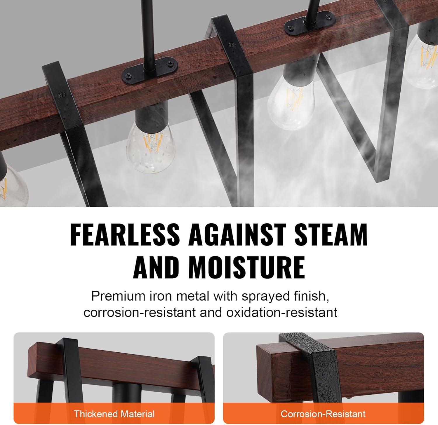 VEVOR 1 - Light Matte Black Chandelier Pendant