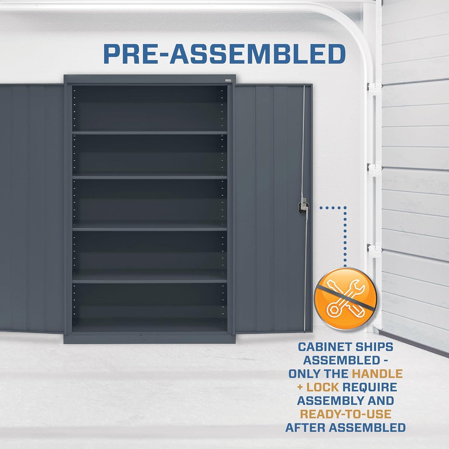 Sandusky Cabinets Sandusky Lee Elite 24" D x 46" W x 72" H, Steel Garage Storage Cabinet by Sandusky