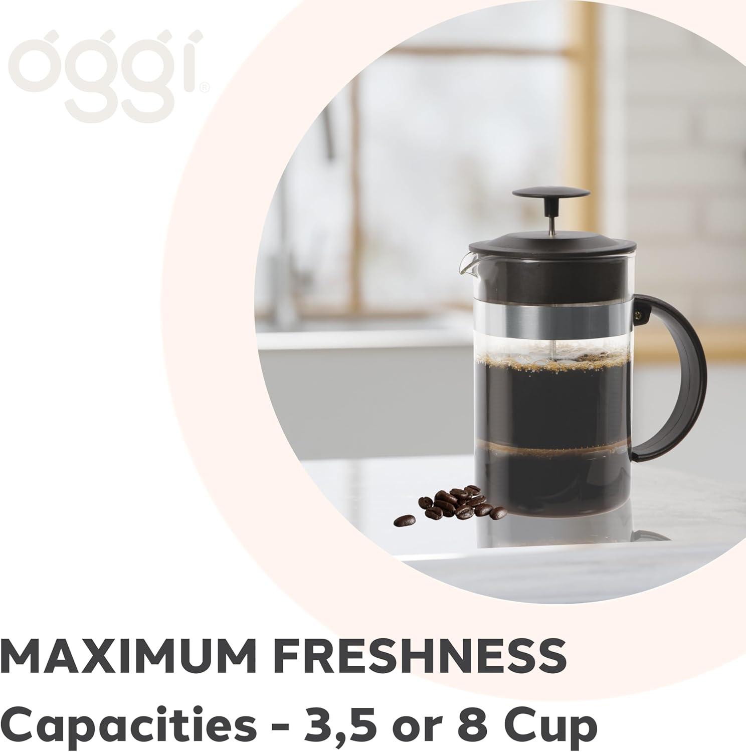 OGGI 6647.3 Triple Mesh Filter French Press