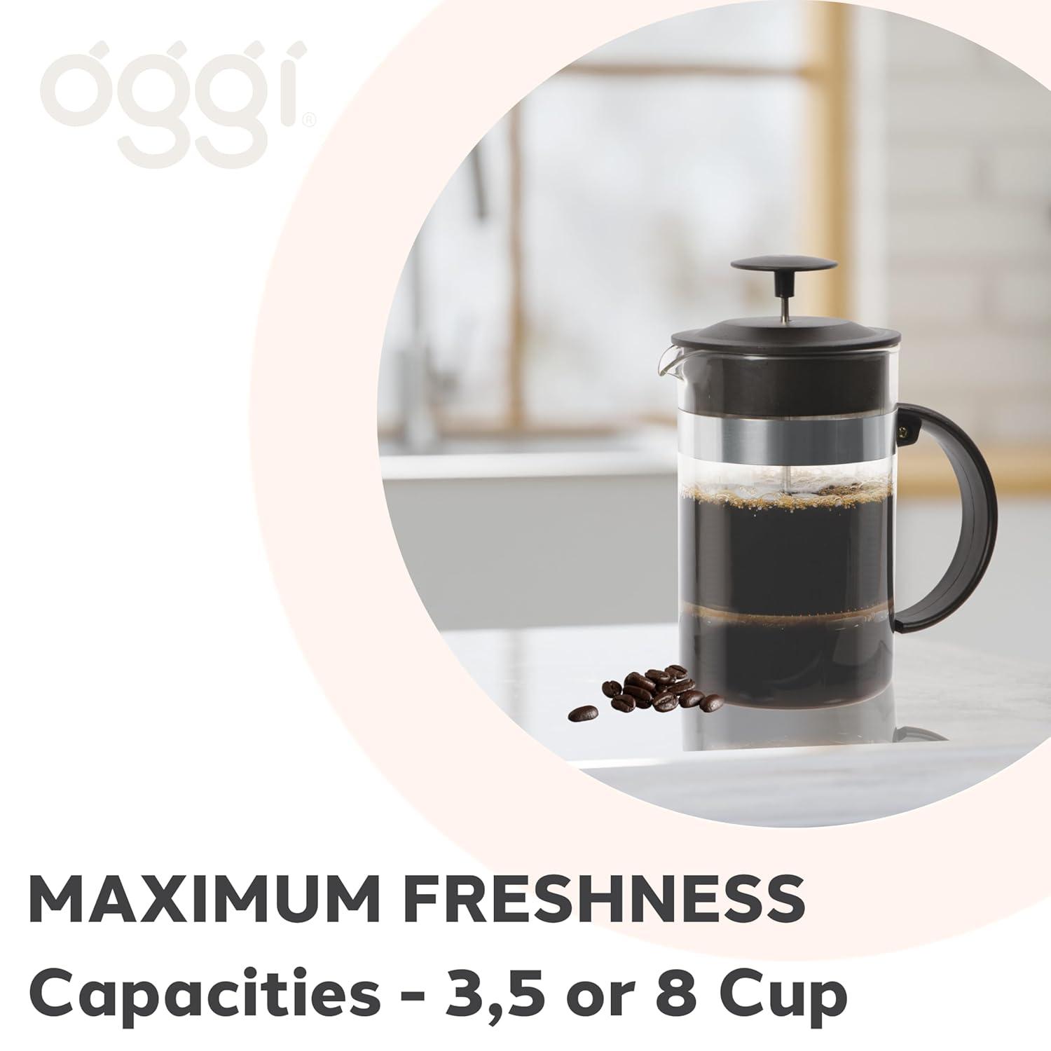 OGGI 6647.3 Triple Mesh Filter French Press