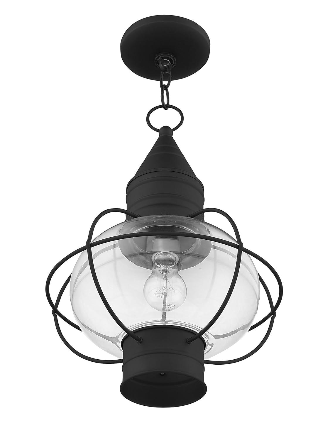 Livex Lighting Newburyport 1 - Light Pendant in  Black