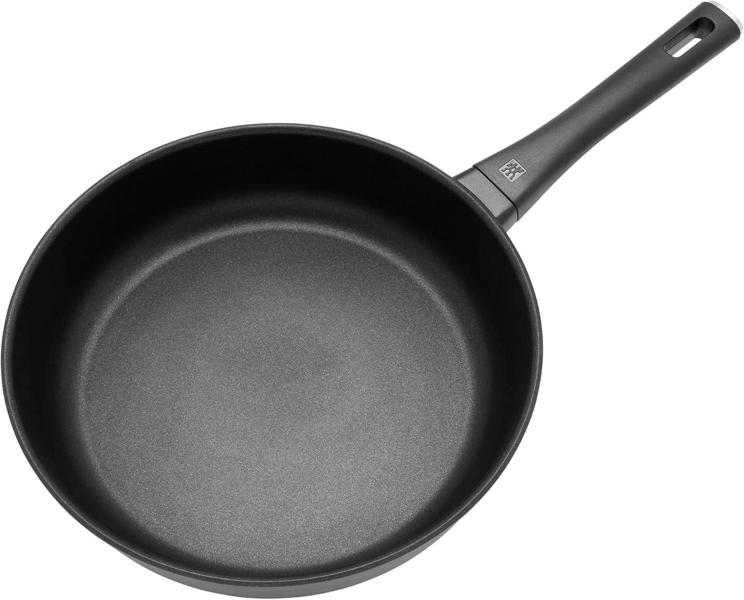 ZWILLING Madura Plus 4-qt Black Aluminum Nonstick Saute Pan with Lid