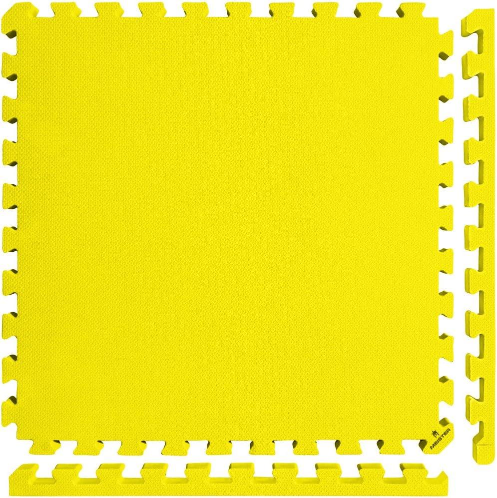 Meister X-Thick 1.5" Interlocking 16 Tiles Gym Floor Mat - Red