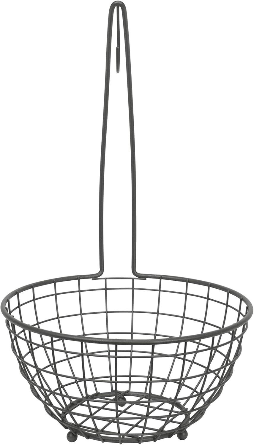 Grid Industrial Gray Industrial Gray Small Fruit Tree Basket