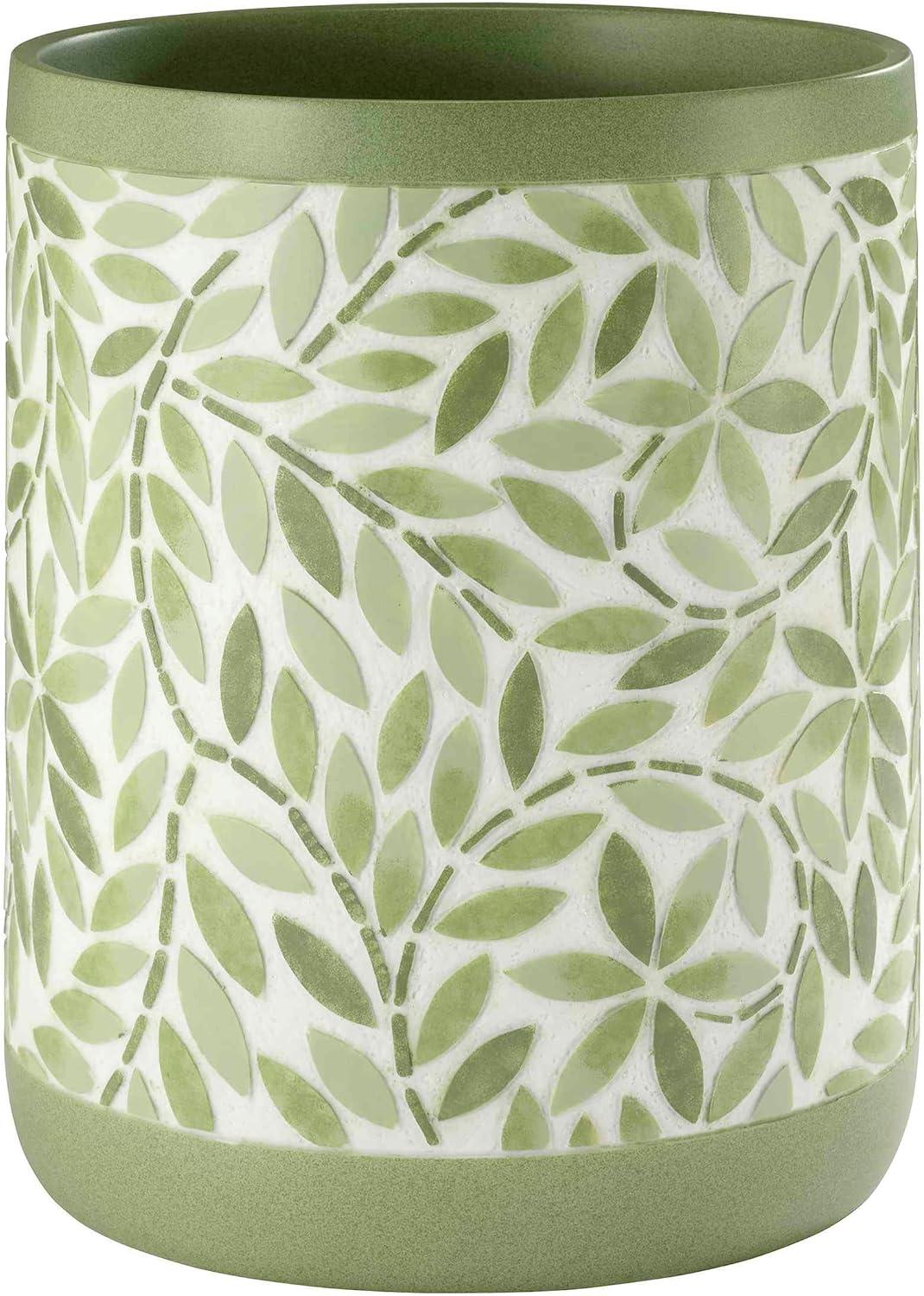 Avanti Linens Stratford Green Wastebasket