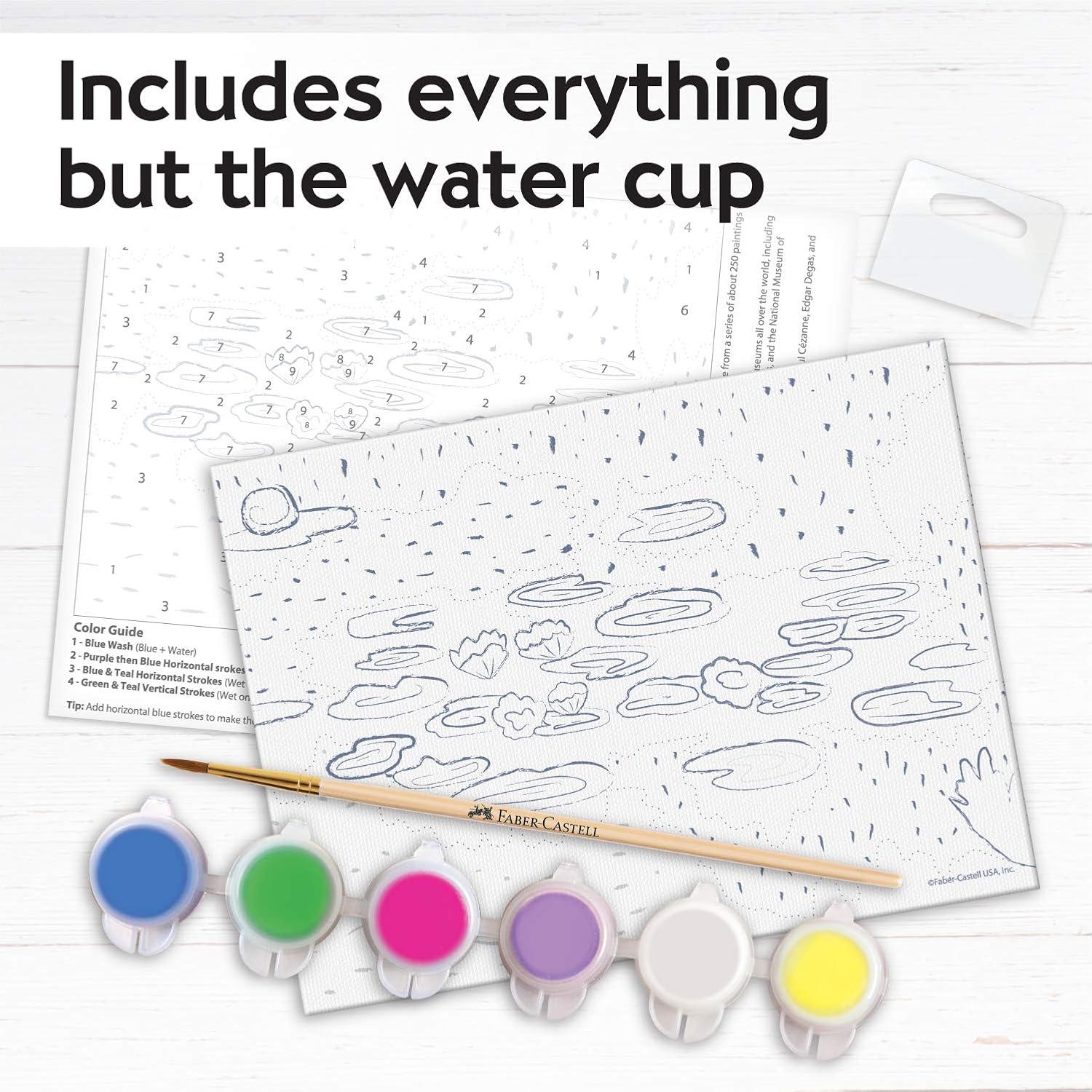 Claude Monet Water Lilies Paint by Number Kit with Acrylic Paints