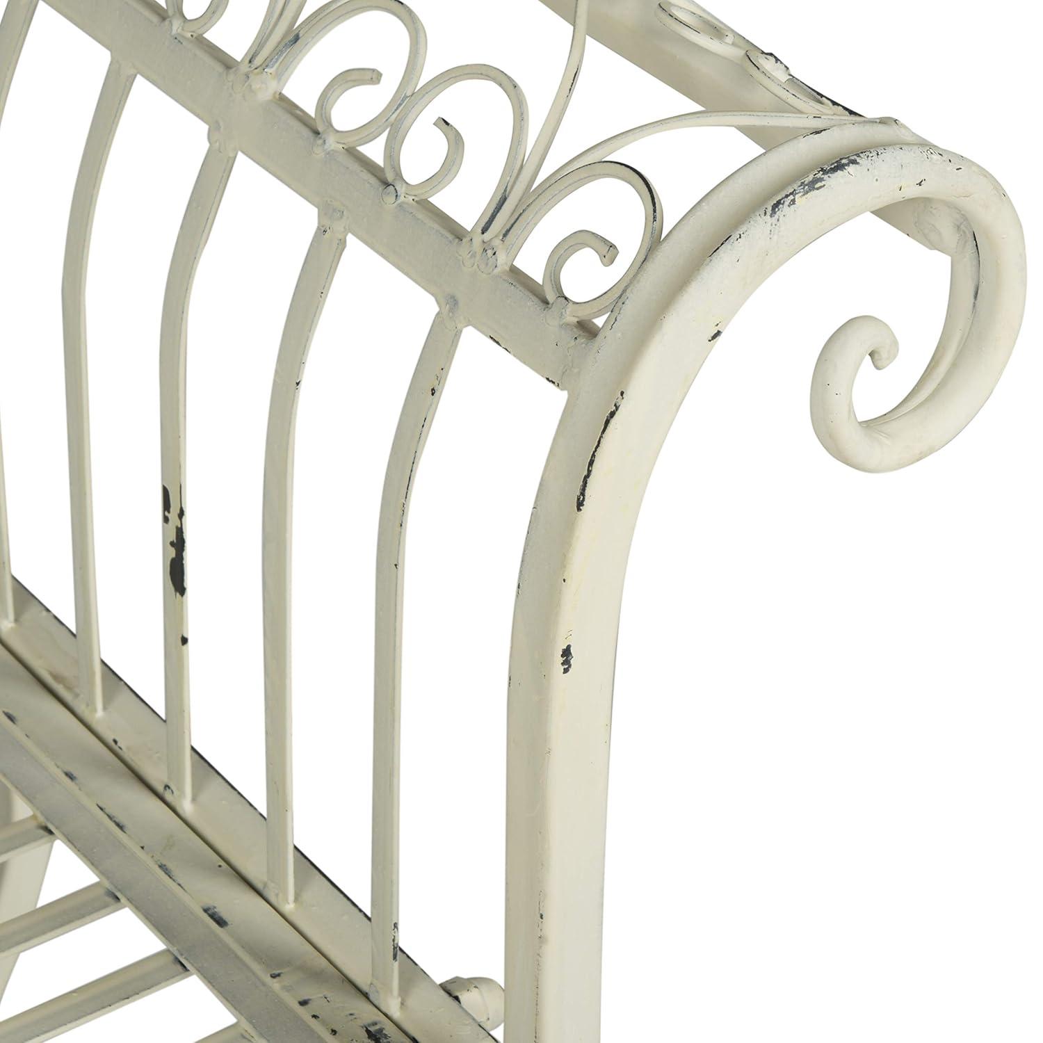 Brielle Bench - Outdoor - PAT5004 - Antique White - Safavieh
