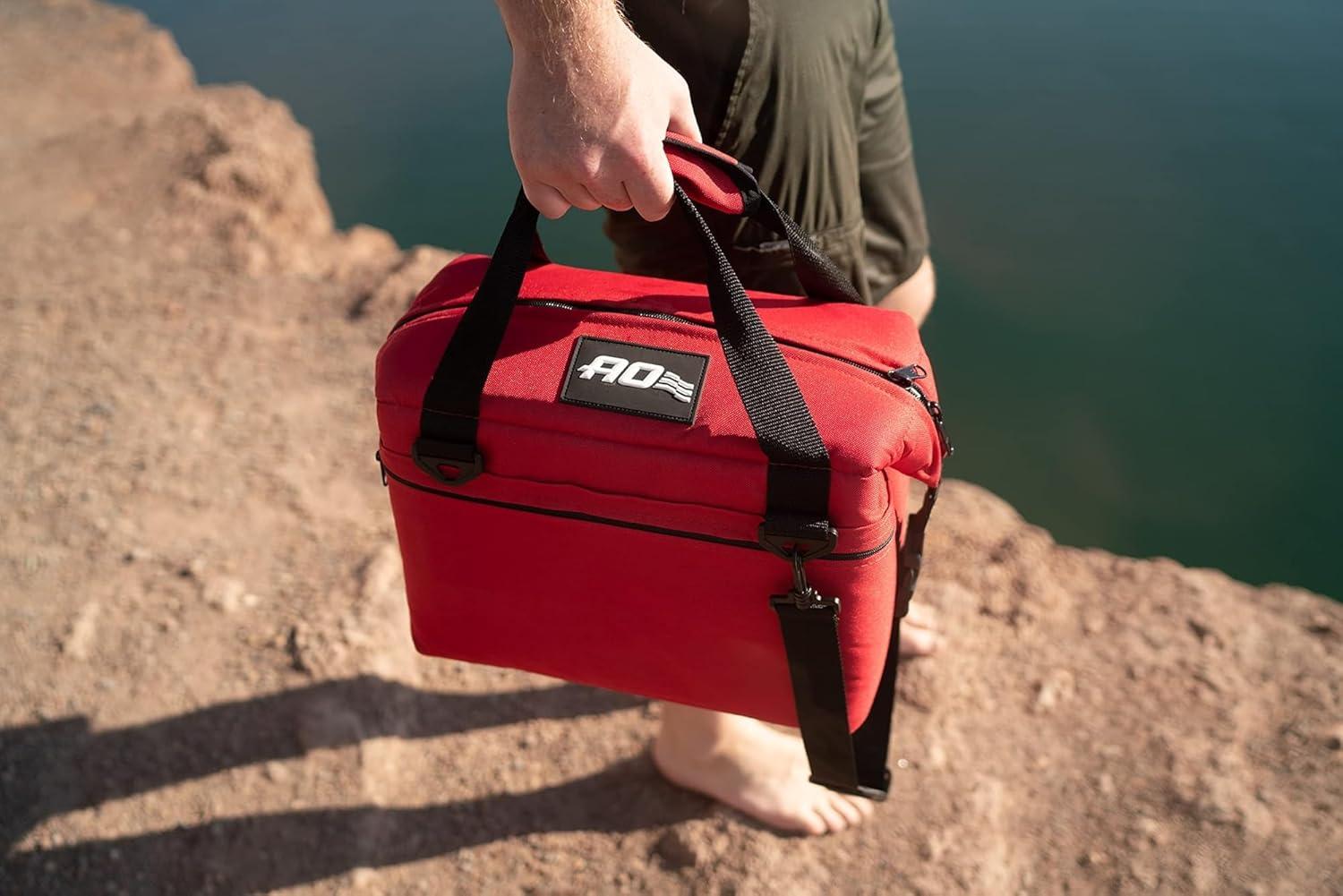 Black High-Density Insulated Soft-Sided Cooler Bag