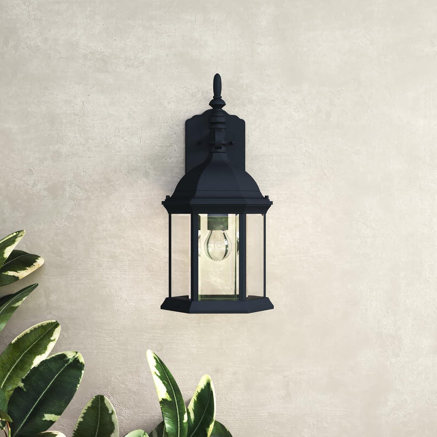 2971-BK-Designers Fountain-Devonshire - One Light Outdoor Wall Lantern