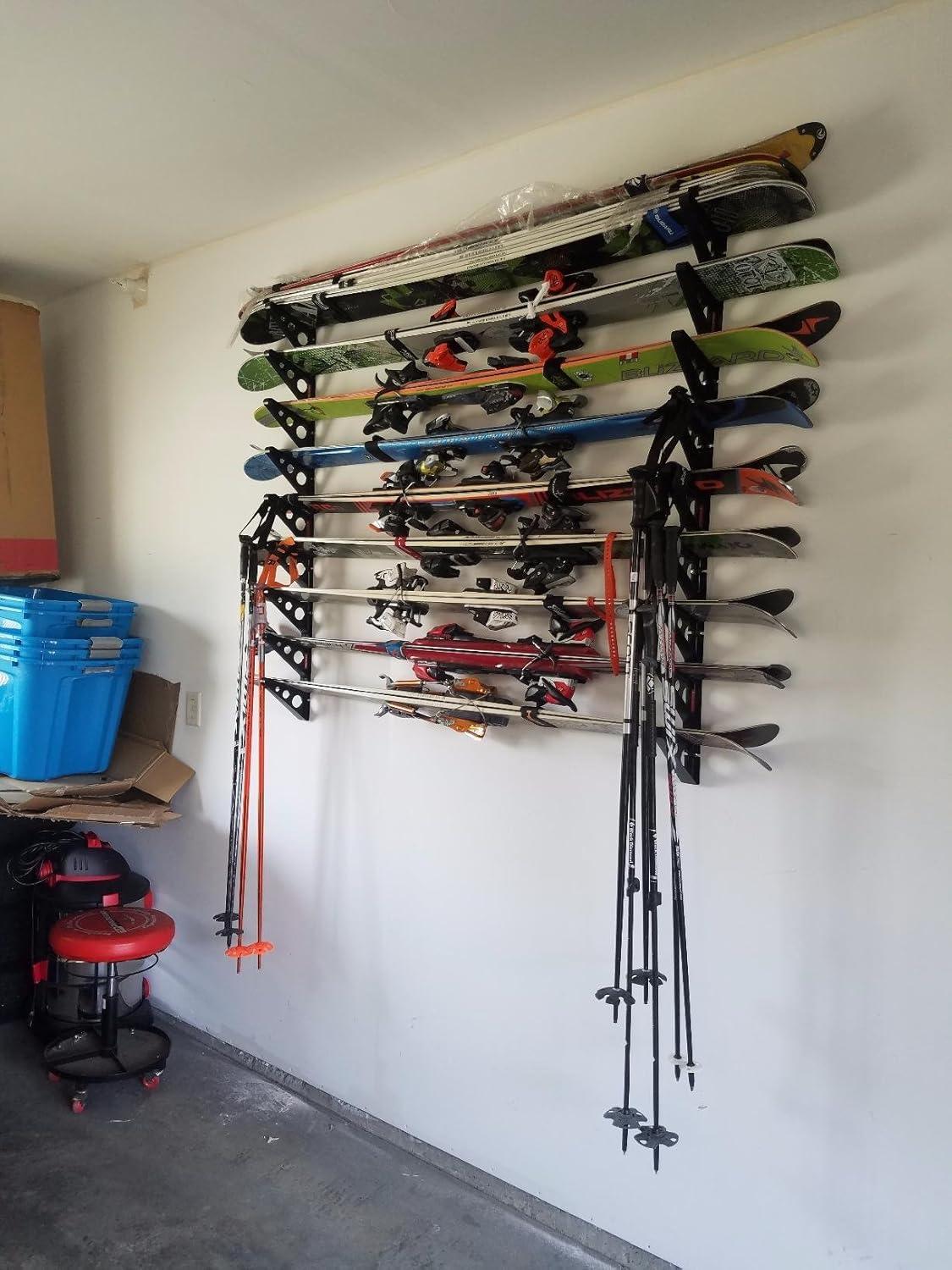 StoreYourBoard Trifecta Ski Storage Rack | 3 Levels