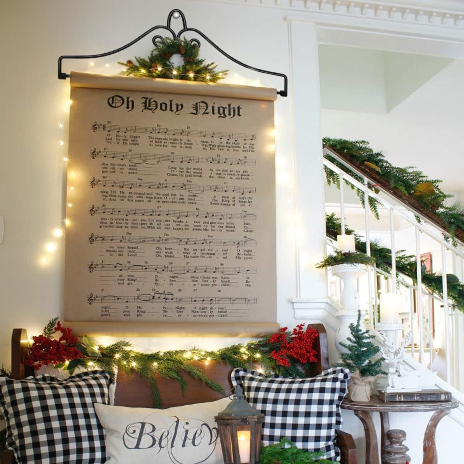 Anley Wrought Iron Garden Flag Hanger - Garden Banner Holder Detached to Use - Rust Resistant & Black Matte Coating