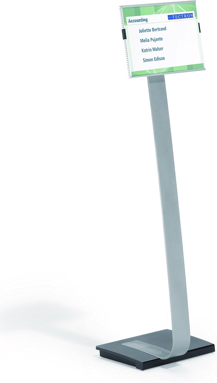 Info Sign Duo Floor Sign Stand For Letter-Size Inserts, 44-1/2" High