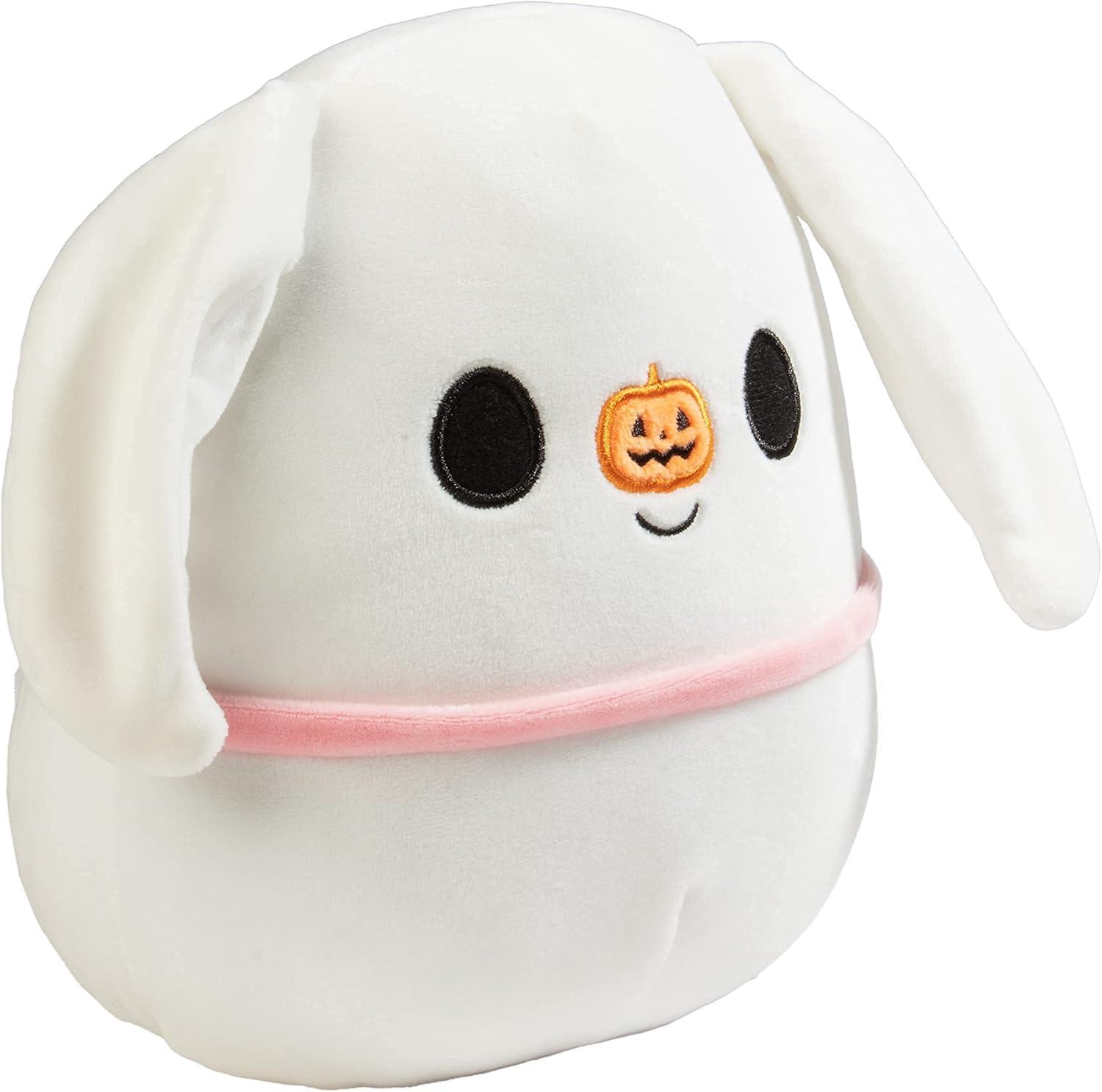 Squishmallows 8" Zero - Officially Licensed Jazwares Plush - Collectible Soft & Squishy Dog Stuffed Animal Toy - Nightmare before Christmas for Kids, Girls & Boys