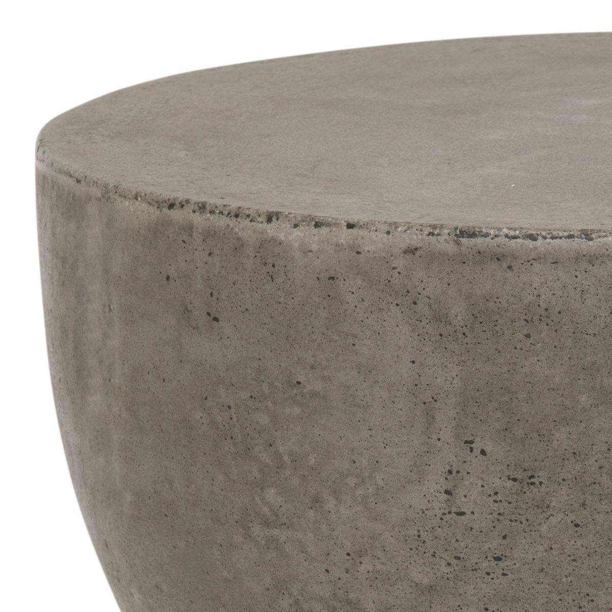 Haruki Accent Stool - Indoor/Outdoor - VNN1006 - Gray - Safavieh