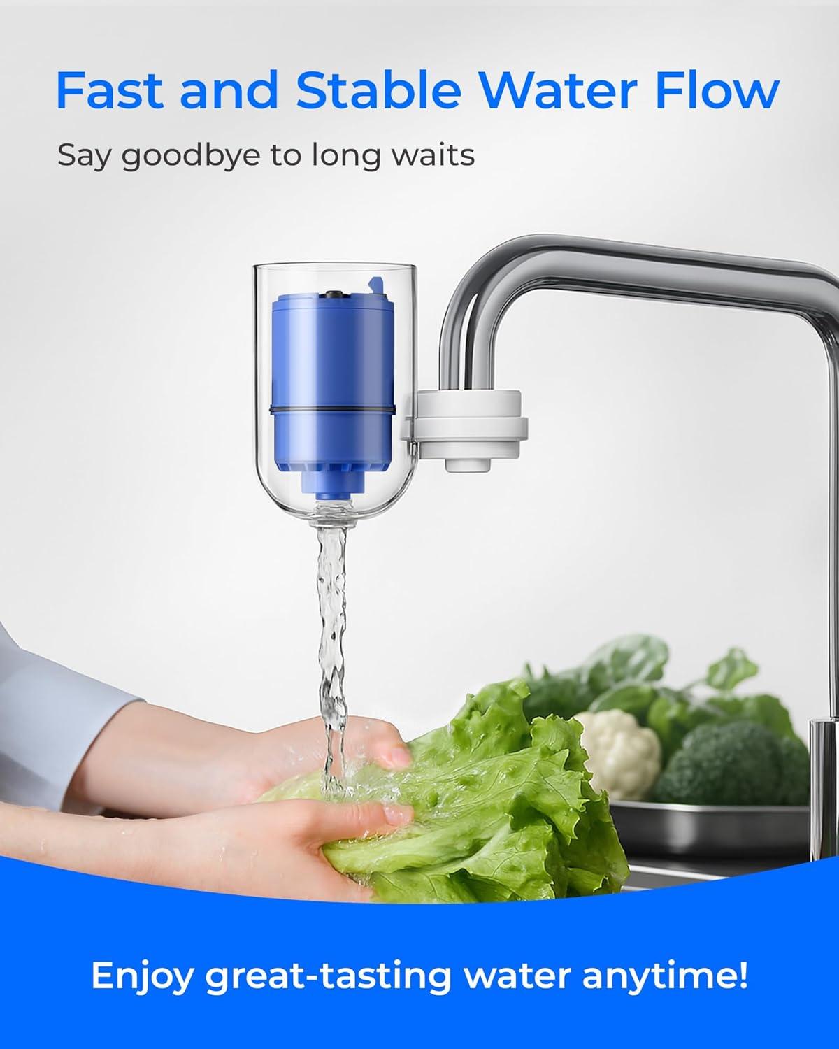 Clear Drop Filter Replacement for PUR® RF9999 Faucet Water Filters, Fits all PUR® and PUR®PLUS Faucet Filtration Systems (2 Pack)