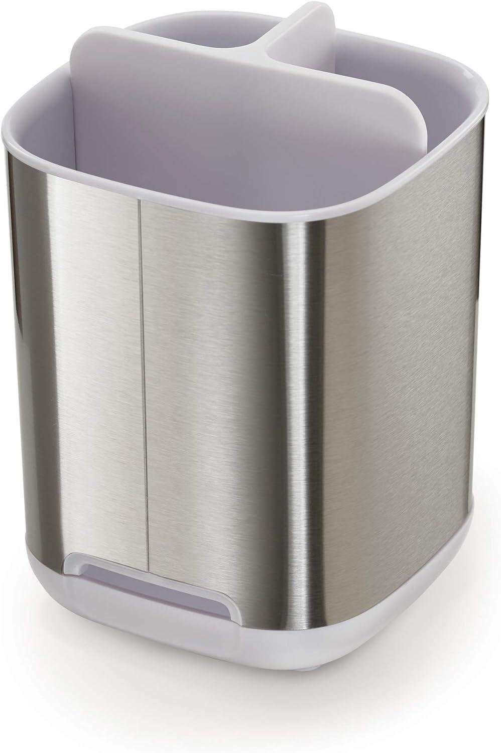 Joseph Joseph EasyStore Stainless Steel Compact Toothbrush Holder