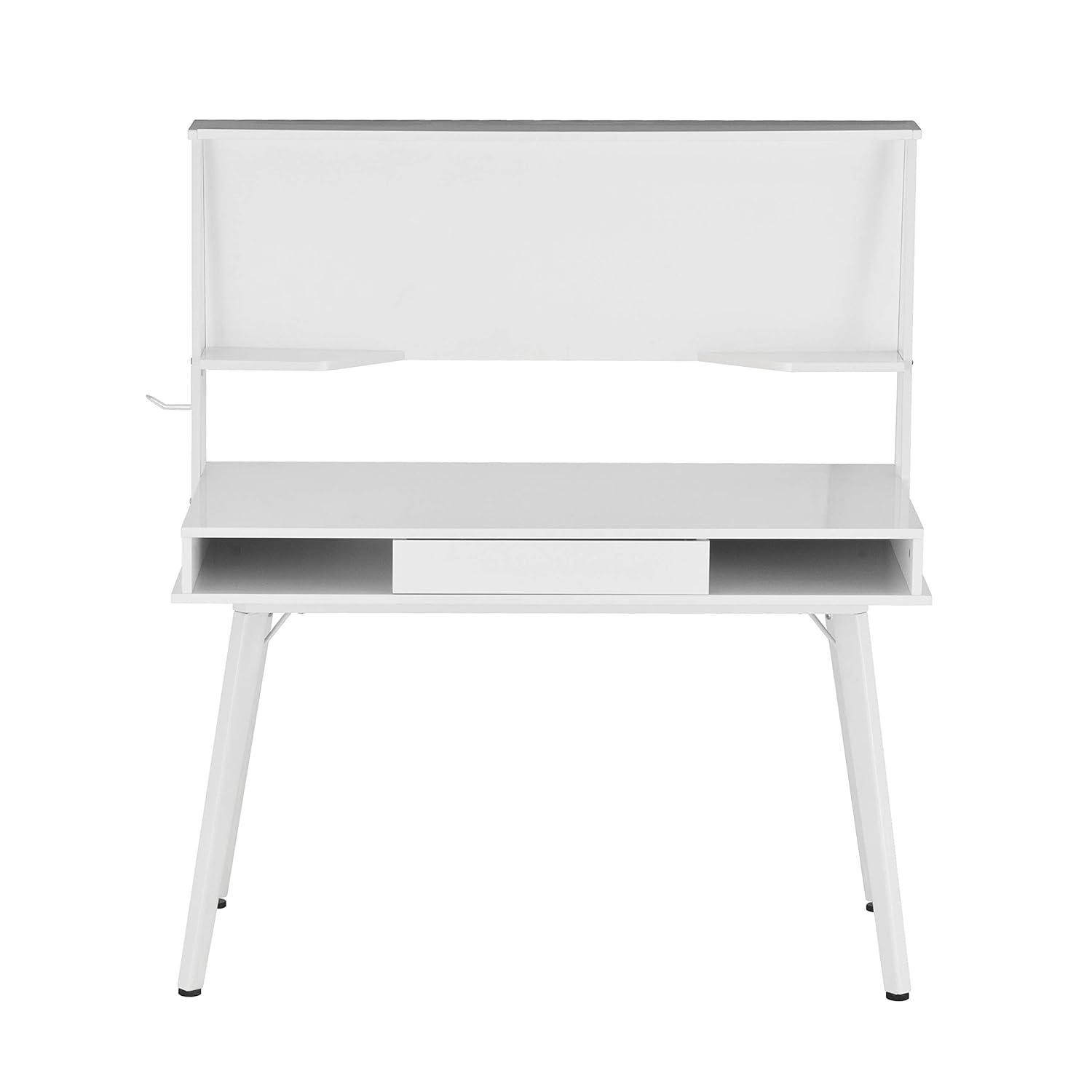 Computer Desk with Storage, Hutch & Magnetic Board - Techni Mobili