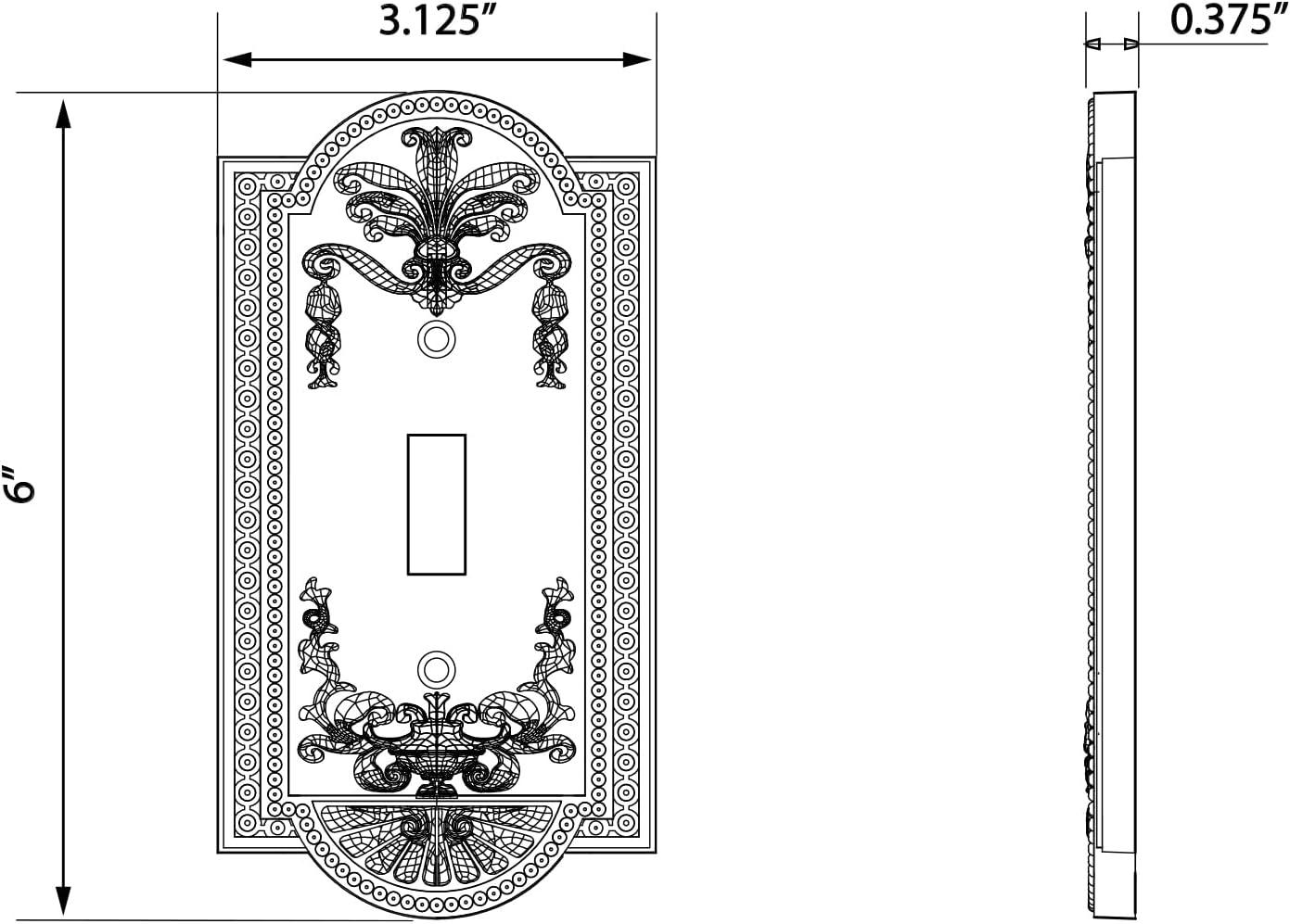 Meadows 1-Gang Toggle Light Switch Wall Plate