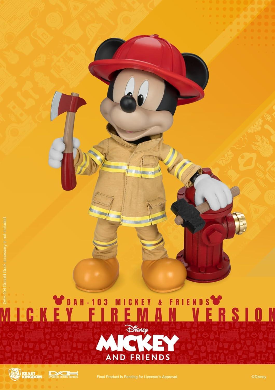 Mickey & Friends Mickey Fireman Version (Dynamic 8ction Hero)