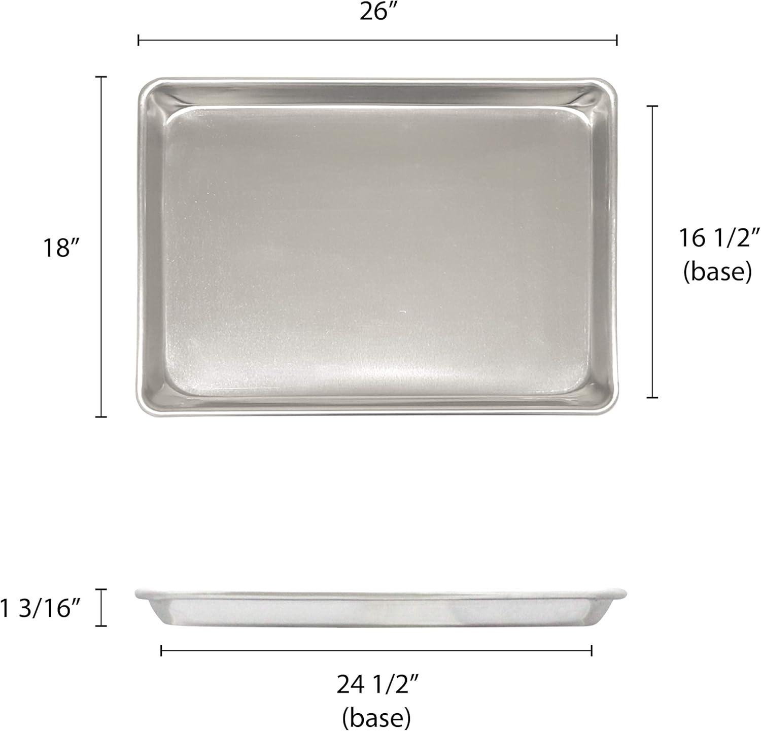 Excellante 18" X 26" Full Size Aluminum Sheet Pan, Comes In Each