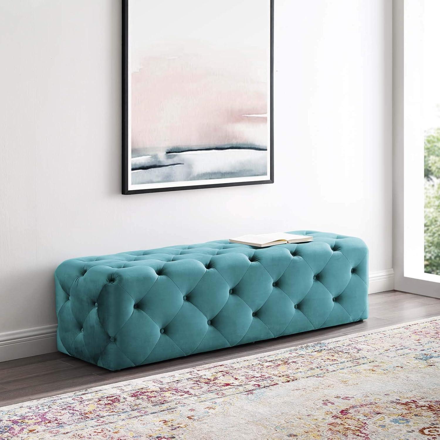 Modway Amour Tufted Button Entryway Performance Velvet Bench