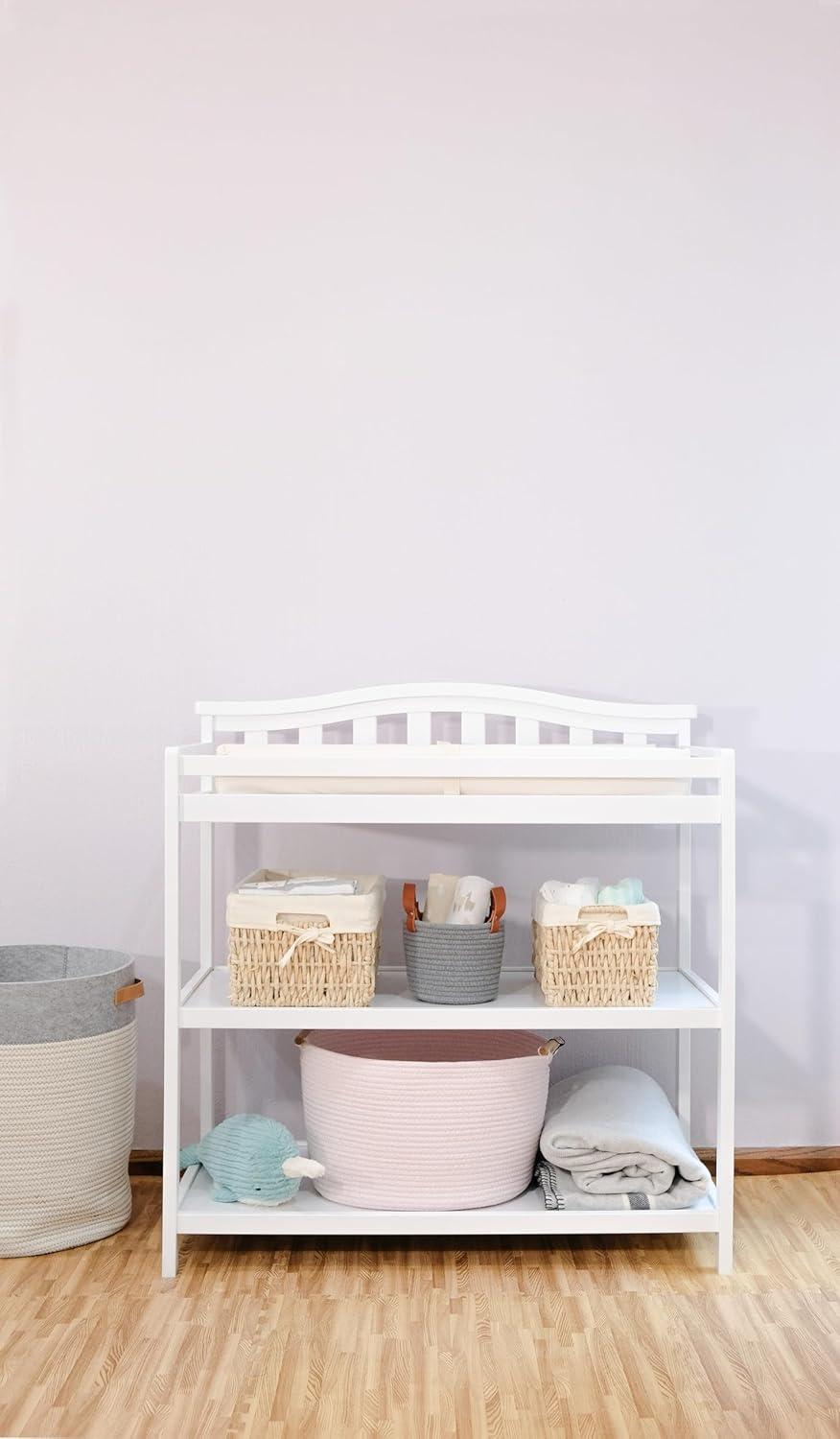 Organic Cotton 4-Sided Contoured Changing Pad with Waterproofing