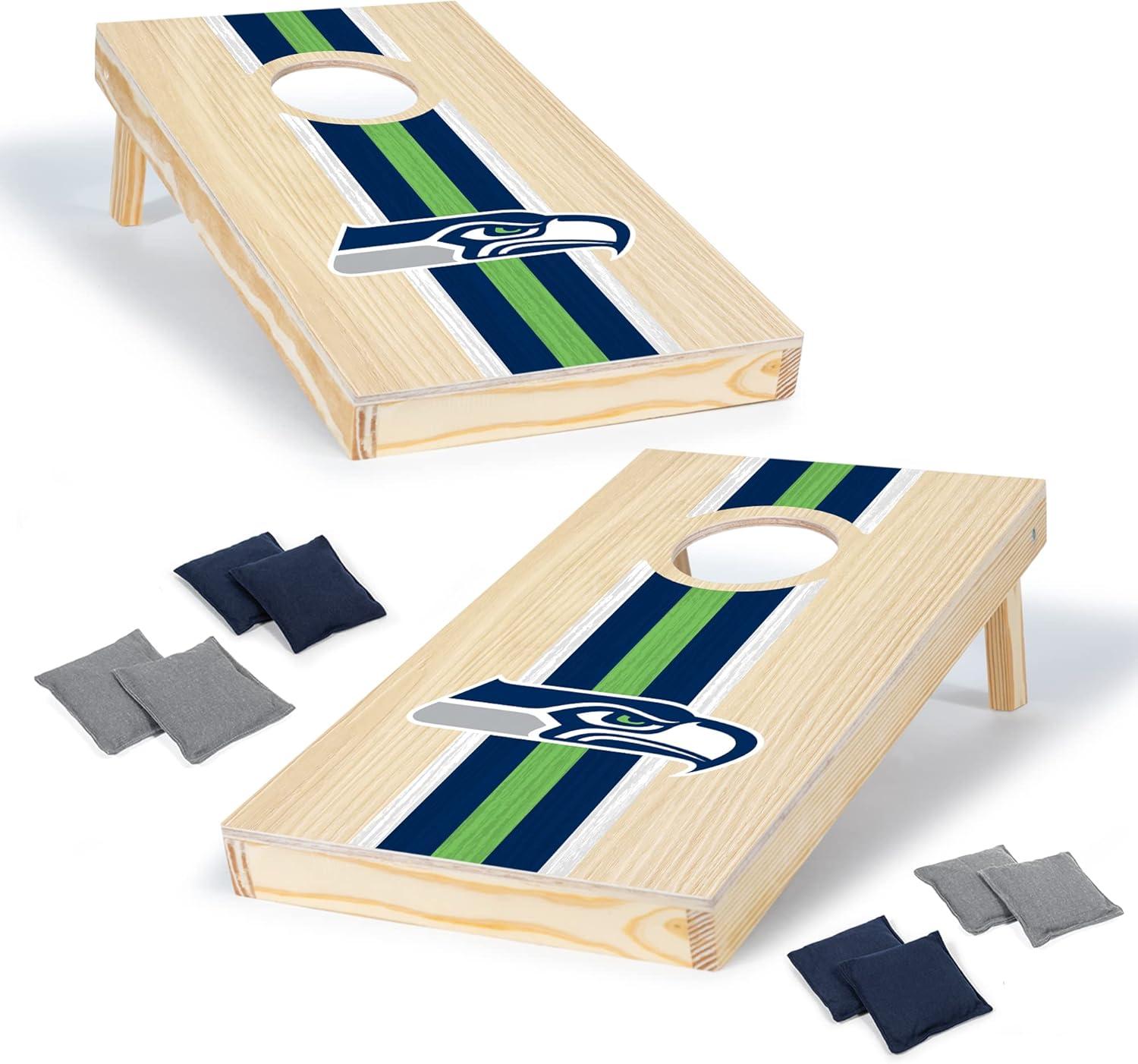 NFL Seattle Seahawks 1'x2' Wood Cornhole Set