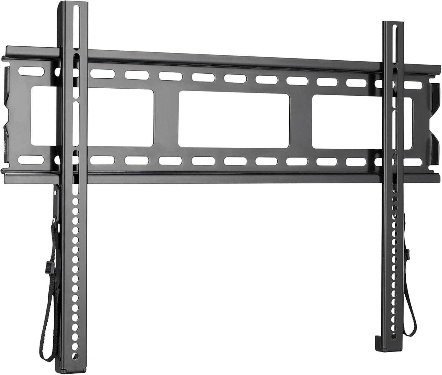 Black Low Profile Fixed Wall Mount Bracket for 37"-80" TVs