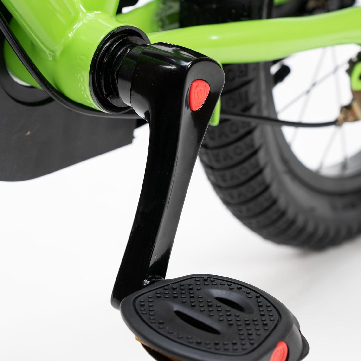 RoyalBaby Freestyle 18 Inch Kids Bike with Kickstand, Water Bottle and Holder, and Reflectors for Boys and Girls Ages 5 to 9, Orange