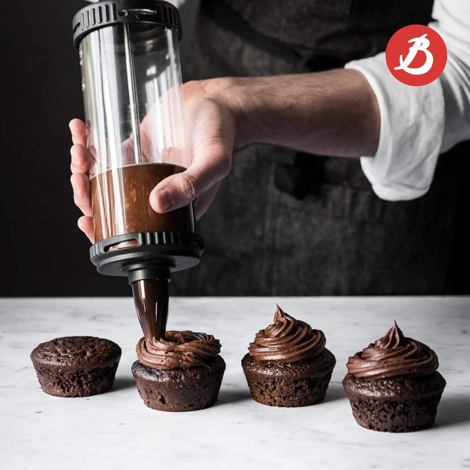 Ergonomic Stainless Steel Pastry Press with 13 Discs