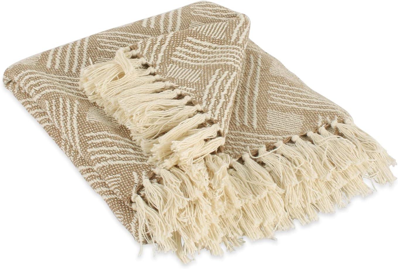 50"x60" Basketweave Throw Blanket - Design Imports