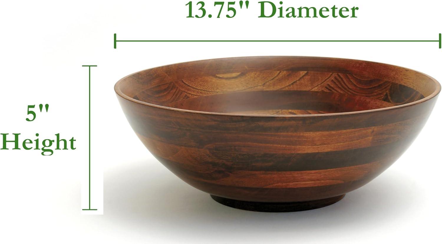 Lipper International Cherry Footed Salad Bowl