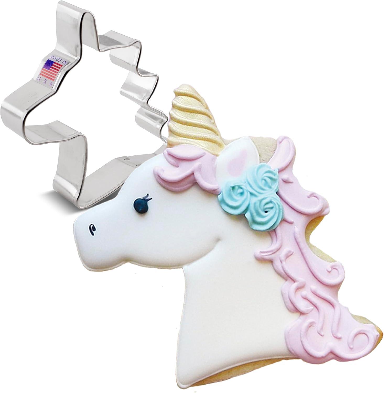 Unicorn Head Cookie Cutter
