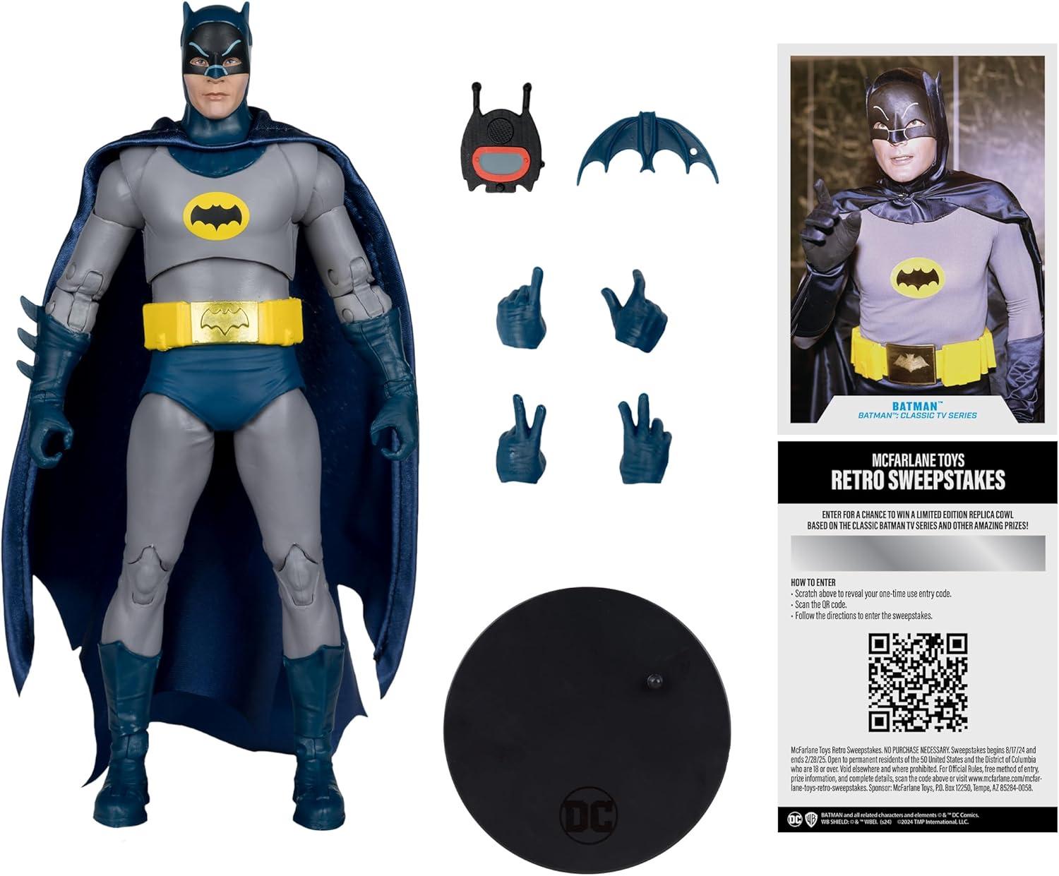 Classic TV Series Batman 7" Gray and Blue Action Figure