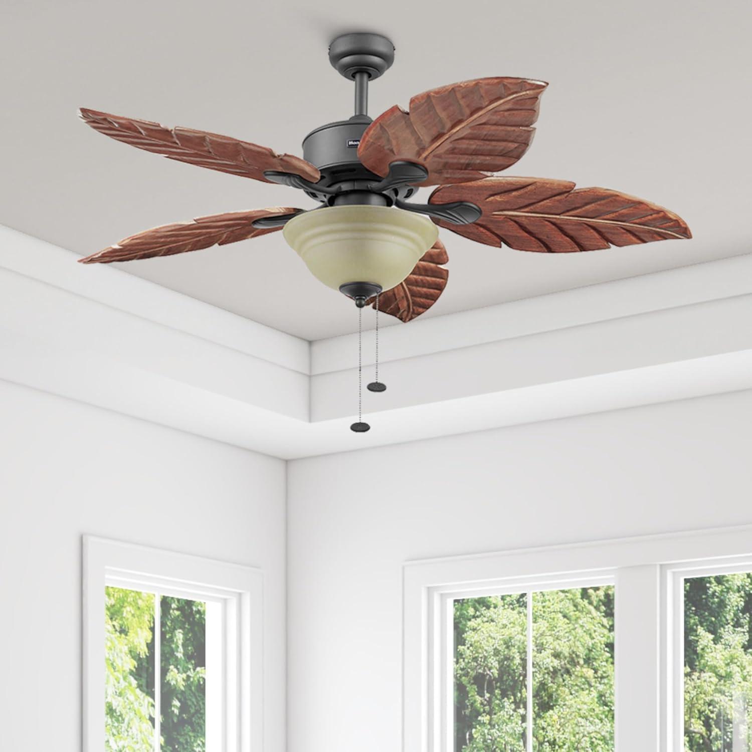 Honeywell 52" Royal Palm Tropical 5 Blade Ceiling Fan