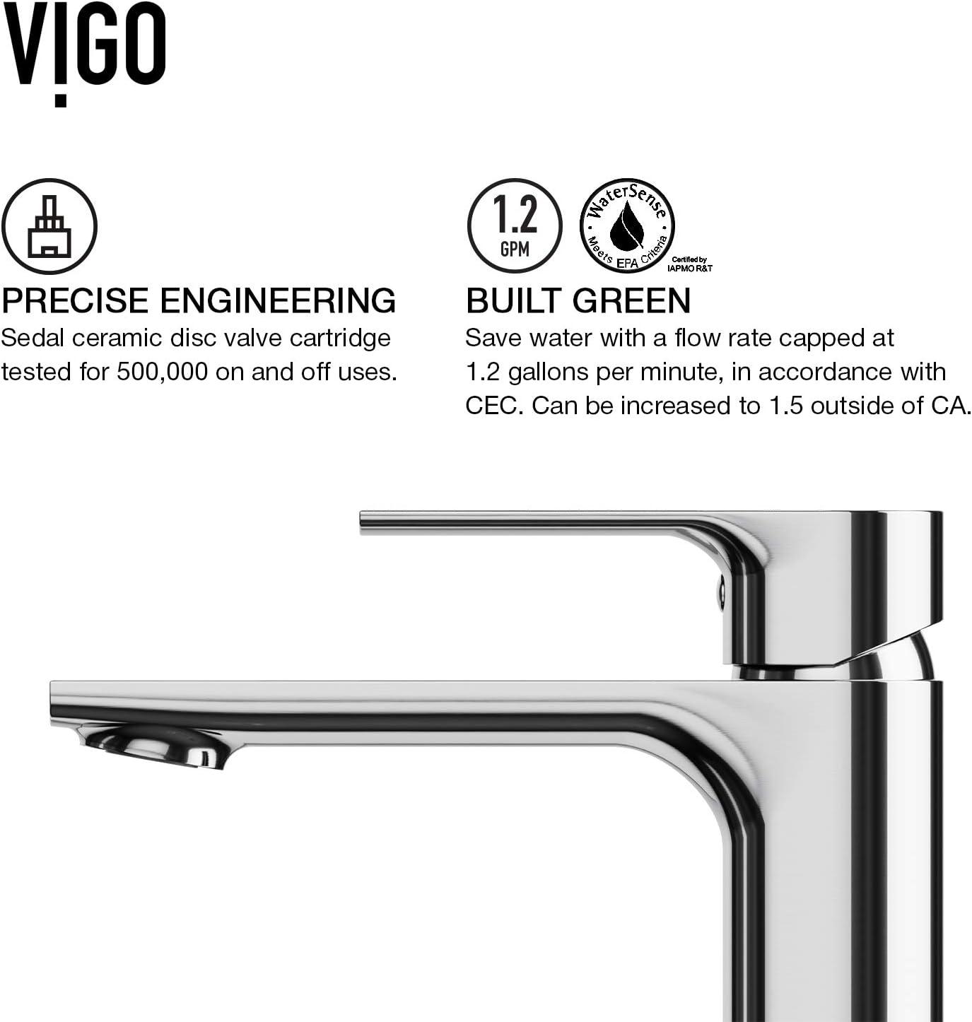 Davidson Modern Black and Chrome Brass Bathroom Faucet