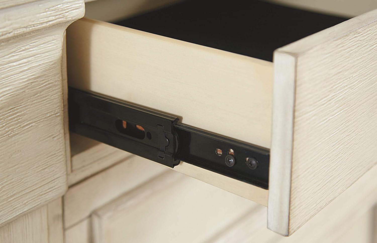 Bolanburg One Drawer Nightstand Antique White: Farmhouse Style with USB Ports - Signature Design by Ashley