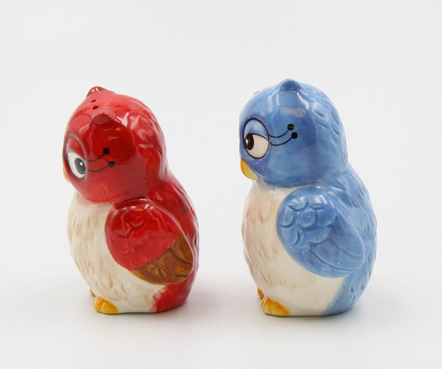 Cosmos Gifts Couple Owls Salt and Pepper Set