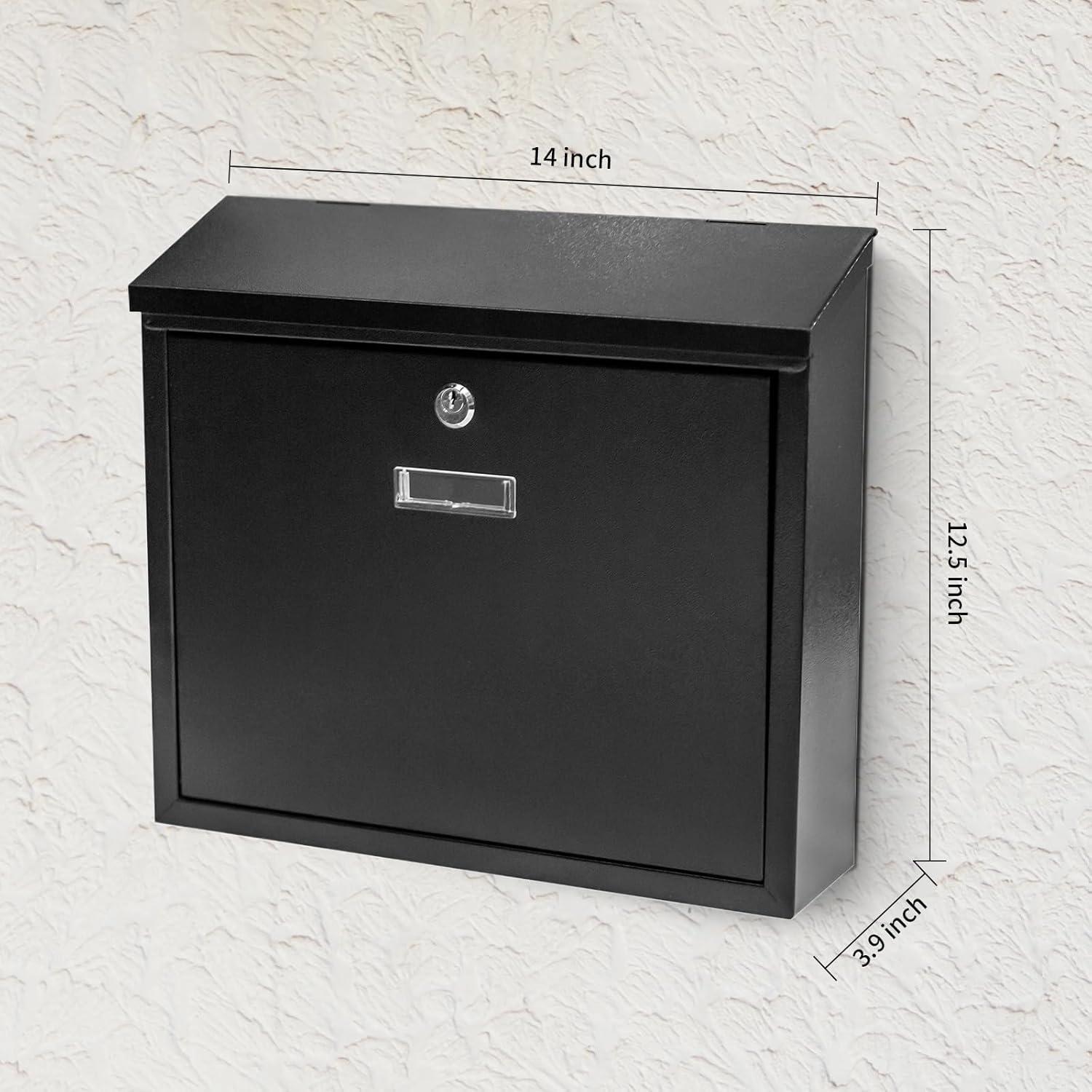 Fine Art Lighting Fine Art Living Wall Mounted Locking Steel Mailbox
