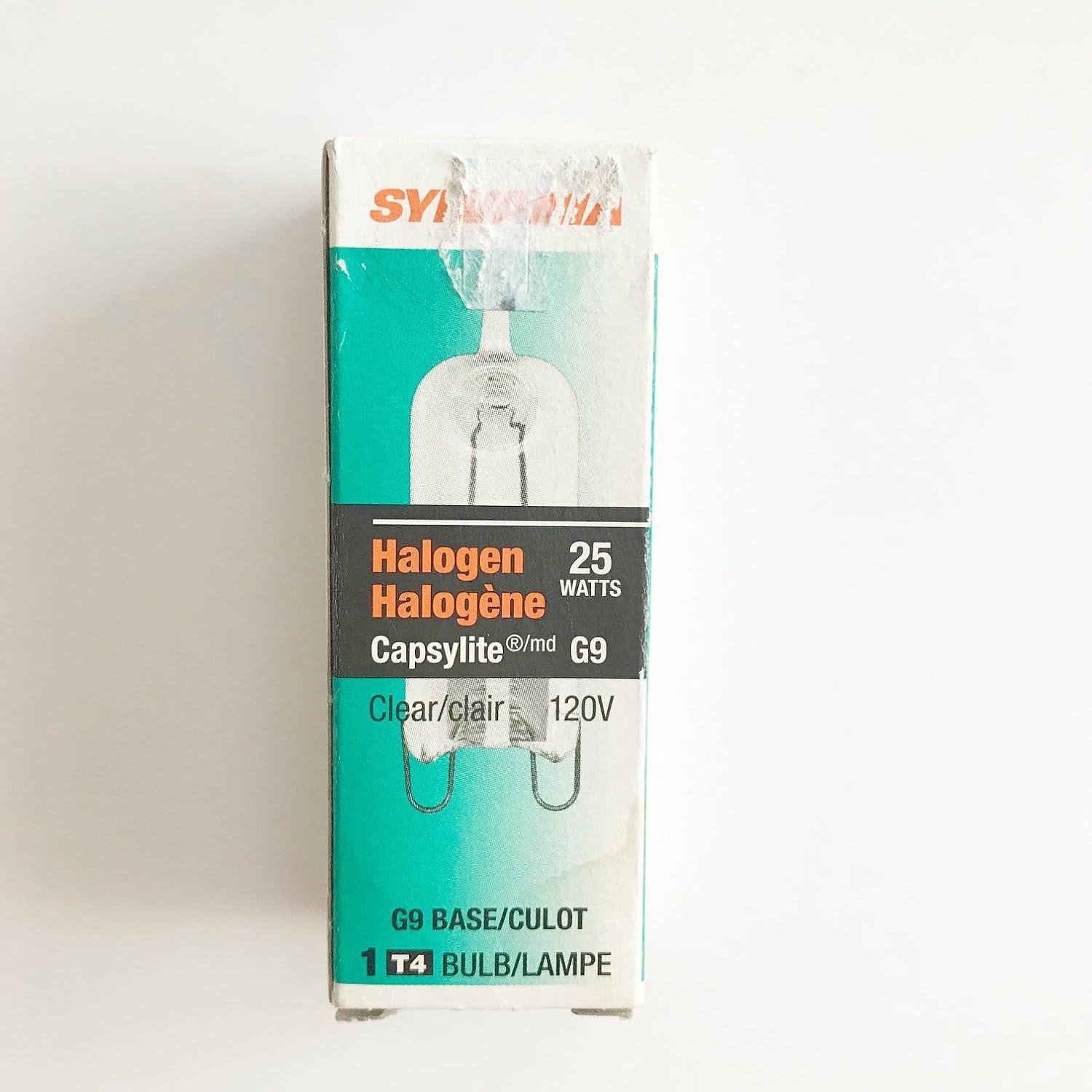 Clear 25 Watt Halogen Bi-Pin Light Bulb for Indoor Use
