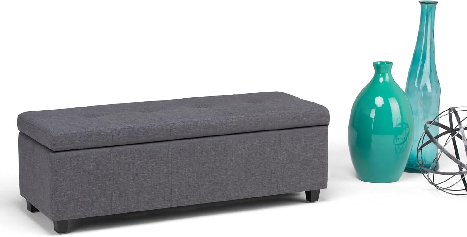 Simpli Home Castleford Large Storage Ottoman Bench