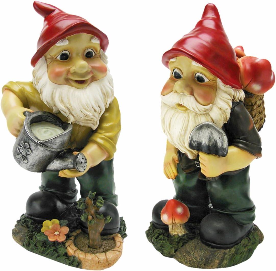 Design Toscano Barney Two Buckets Garden Gnome Statue