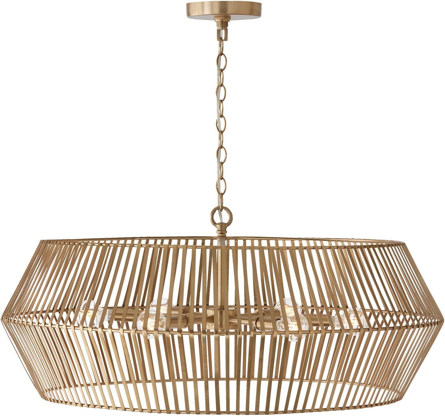 Kaiya 6 - Light Dimmable Cage Chandelier
